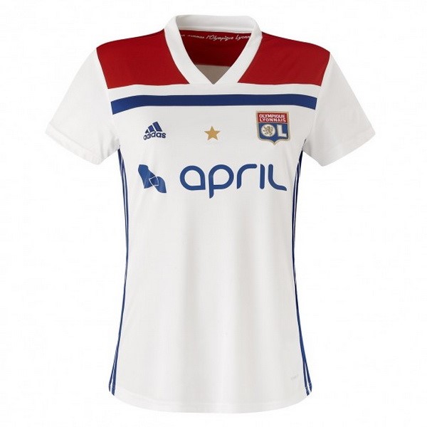 Maillot Football Lyon Domicile Femme 2018-19 Blanc